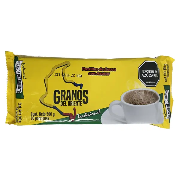 Chocolate Tradicional Granos Del Oriente