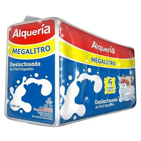 Sixpack Leche Deslactosada Alqueria