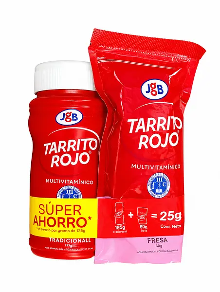 Tarrito Rojo +Tarrito Rojo Fresa X 80g