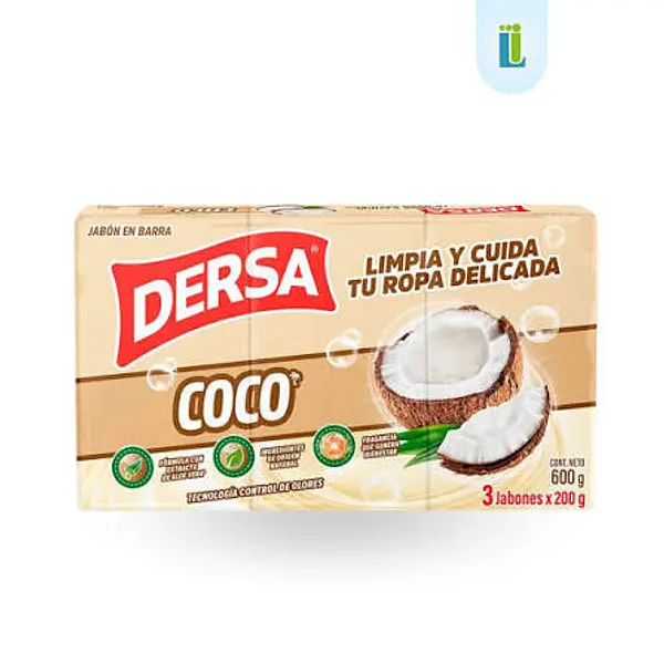 Jabon Dersa Coco 3uni