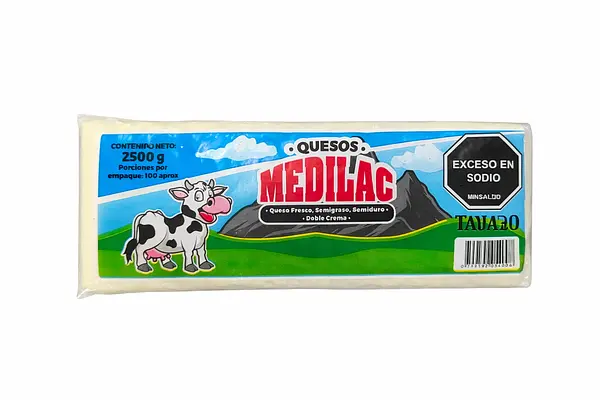 Queso Tajado Bloque Medilac