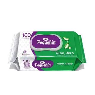 Toallitas Humedas Pequeñin Aloe Vera