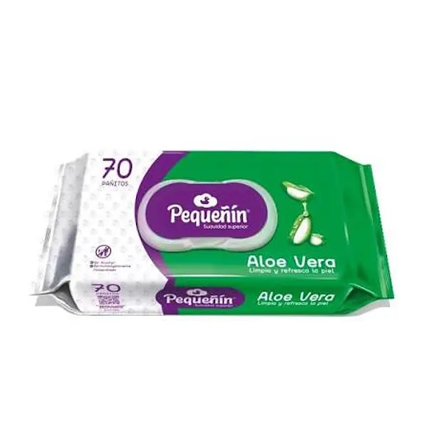 Toallitas Humedas Pequeñin Aloe Vera