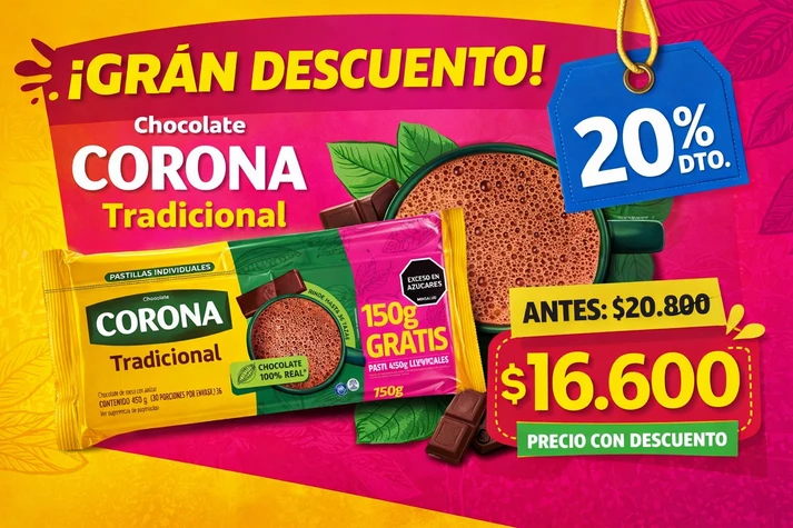 Lleva Esta Merka Promo En Chocolate Cornona