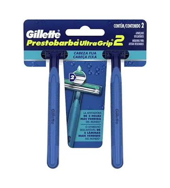 Prestobarba Gillete Azul X 2 Hojas