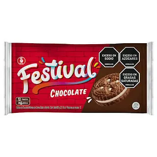 Galleta Festival Chocolate 12 X 6uni