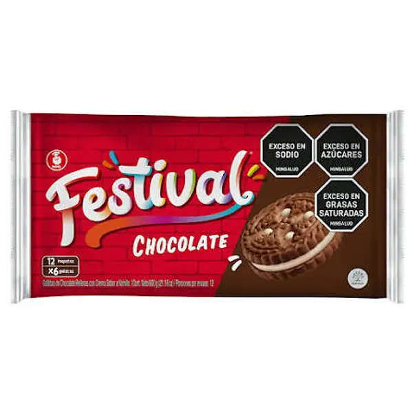 Galleta Festival Chocolate 12 X 6uni