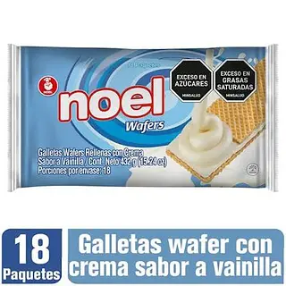 Galleta Noel Wafers Vainilla