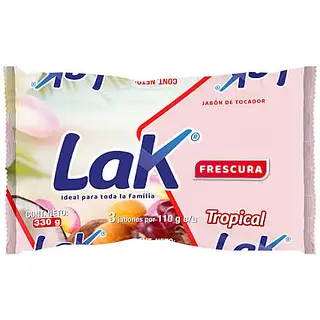 Jabon Lak Tropical X 3 Unidades