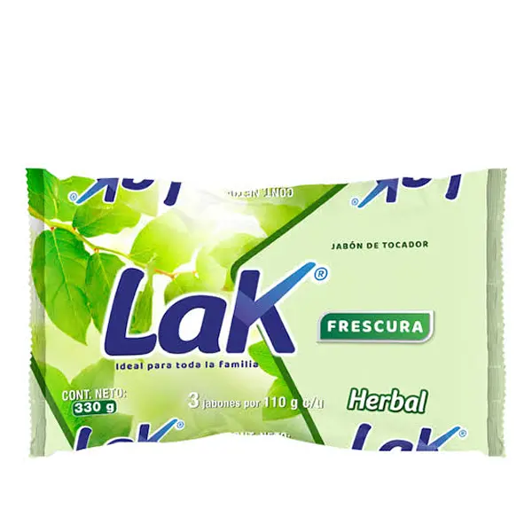 Jabon Lak Herbal X 3 Unidades